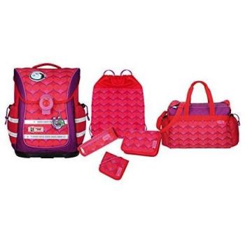 Schulranzen McNeill ErgoLight 6‑teilig, violette Pure‑Version