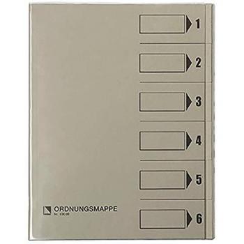 Bene Ordnungsmappen A4/83600 grau, A4