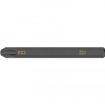 Wera – Bit 855 s pz 70 mm x 3 (1/4 pouce) Longueur 70 mm (