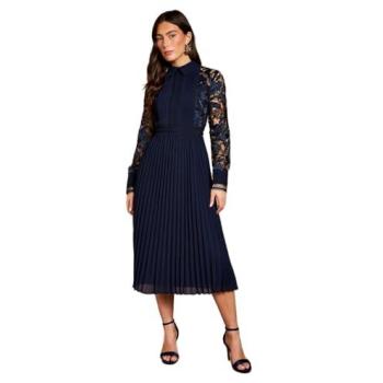 Long Sleeve Lace Midi Dress, Navy – Coast Women’s 10