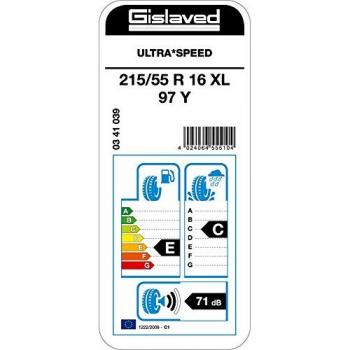 Gislaved UltraSpeed XL Tire 215/55R16 97Y