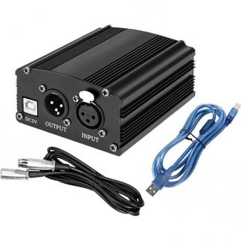 Câble d'alimentation 48V XLR pour microphone à condensateur