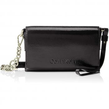 Calvin Klein Dressed Up Pouch On Chain Tasche für Damen, Schwarz