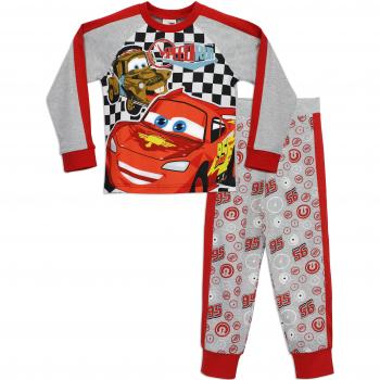 Roter Pyjama mit Disney Cars für Jungen