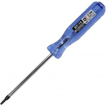 Ingenieur 6‑bladen schroevendraaier T15 DT‑15 blauw