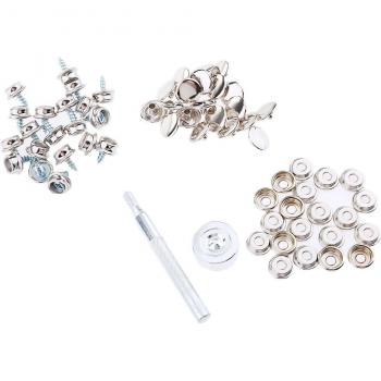 152-Piece Marine Grade Stainless Steel Snap Button Kit