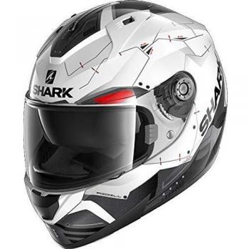 SHARK Casco integral para motocicleta, Modelo RIDILL Mecca WKR, M