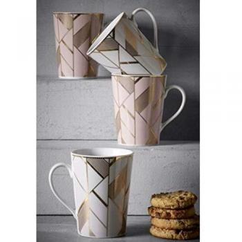 Contemporary Marble Design Mug Trio