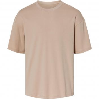 LIVERGY® T-shirt beige pour homme oversize (L (44/46))