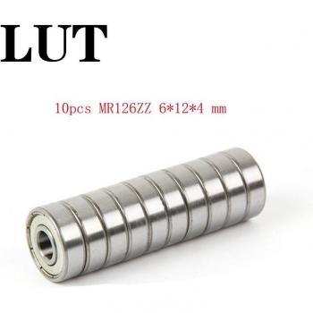 10 PCS MR126ZZ L-1260 Miniature Ball Bearings 6x12x4 mm