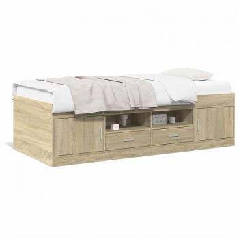 VidaXL Daybed Sonoma Oak 90x200 cm