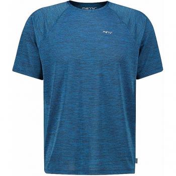 Meru T-Shirt Uomo Minto Cendar Blu Melange Extra Large