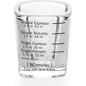 Medidor de Onzas de Vidrio para Café Espresso