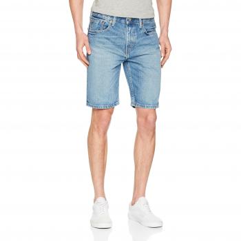 Levi's Herren 502 Taper Hemmed Short, Blau (Bob 0014), 32