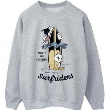 Tweety & Sylvester Cartoon Waves Sweatshirt for Women
