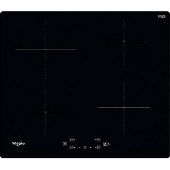 Whirlpool WSQ2160NE Cooktop with Induction Technology, 4 Zones, 60 cm, Black