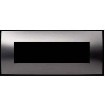 Placca ABB 7 Moduli Metal Black Satinato 2CSK0718CH