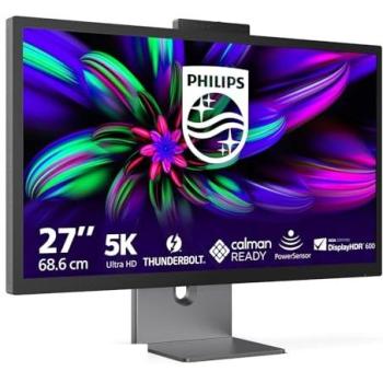 Philips 27” Display 5K 5120×2880 con porta USB‑C