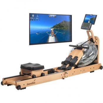 Rameur pliable en hêtre avec résistance ajustable