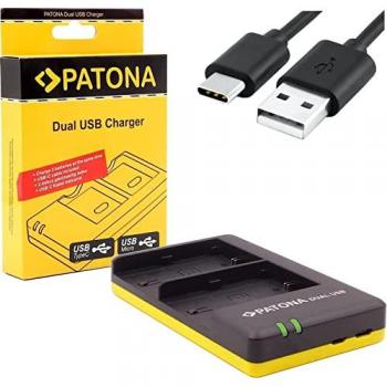 Patona Dual-USB-Ladegerät für Canon LP-E17