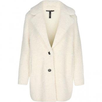 Marc Cain Damen Strickmantel Beige Größe 36