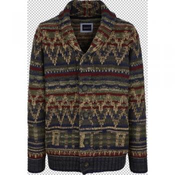 Olivfarbene Strickjacke RALIETTO von Babista
