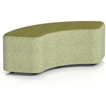 Rivet Fabric 90° Harlestone Breakout Stool – Olive Burnished Body
