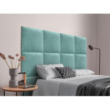 Cabecero Intercambiable de Lana Ecológica para Cama (135cm, Verde)