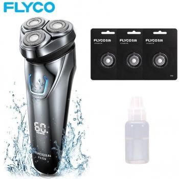 Flyco RAS4 – Rasoir Électrique à Huile – Charge Rapide 1h, IPX7