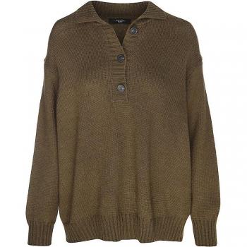 Weekend Max Mara Women's V-neck Knit Top Green M