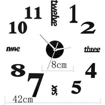 DIY 3D Acrylic Wall Clock for Kids Room