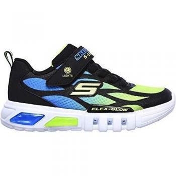 Baskets basses enfant Skechers FLEX-GLOW Noir 31