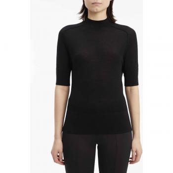 Calvin Klein Slim Pullover aus Merinowolle schwarz