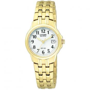 Citizen EW1542‑59A Solar-Powered Gold‑Toned Female Watch
