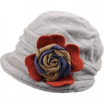 Cap Red Wool Foldable for Her
