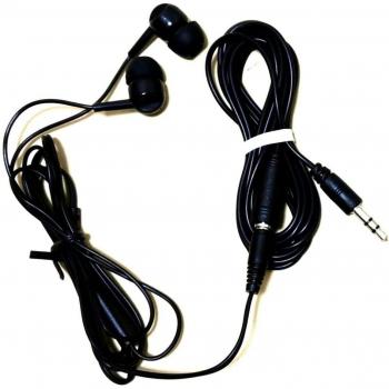 Auriculares Negros 3 m, Sonido Stereo, Diseñados para TV y Juegos en PC