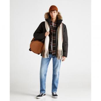 Chaquetón de hombre Green Coast con capucha de pelo
