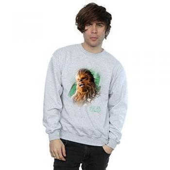 Felpa Grigia Star Wars Chewbacca L'Ultimo Jedi