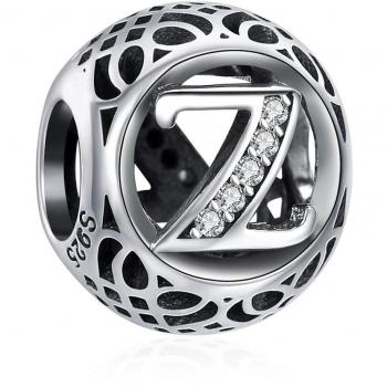 Charme Argent Sterling 925 Lettre Z pour Cadeau Femme