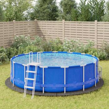 Bâche de Protection pour Piscine Ø458 cm Gris Clair