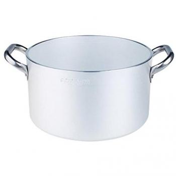 Casseruola Alta 24 cm Agnelli Alluminio 5 mm con Due Maniglie