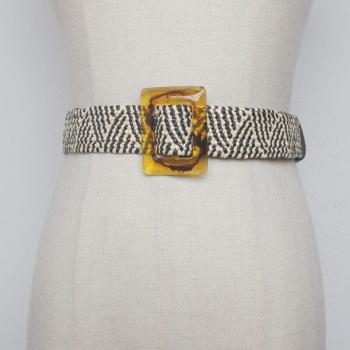 Ceinture Femme Corde en Bois