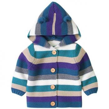 Ropa de abrigo a rayas para pequeños