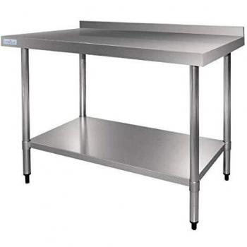 Vogue Stainless Steel Table with Upstand 900mm