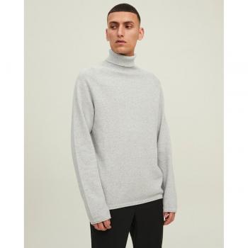Jack&Jones Herren Rollkragenpullover Grau Regular Fit