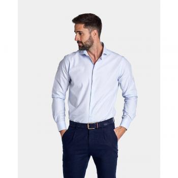 Camisa Regular Blanco Jacquard Spagnolo