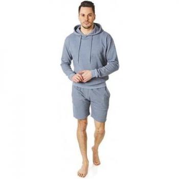 Seaside Breeze Hoodie & Short Set for Men – XXL Light Sand