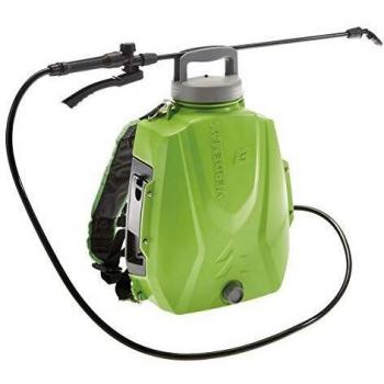 VERDEMAX 90760 Pompa A Batteria Futura A Zaino, 8 Lt, Verde