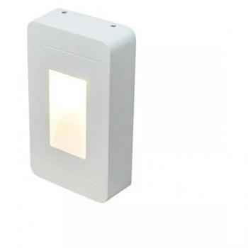 Applique LED 12W Luce Calda Segnapassi IP65 Esterno Bianco