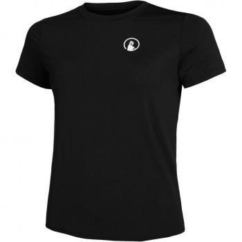 Damen T-Shirt Quiet Please mit Retriever, Schwarz, Größe XL